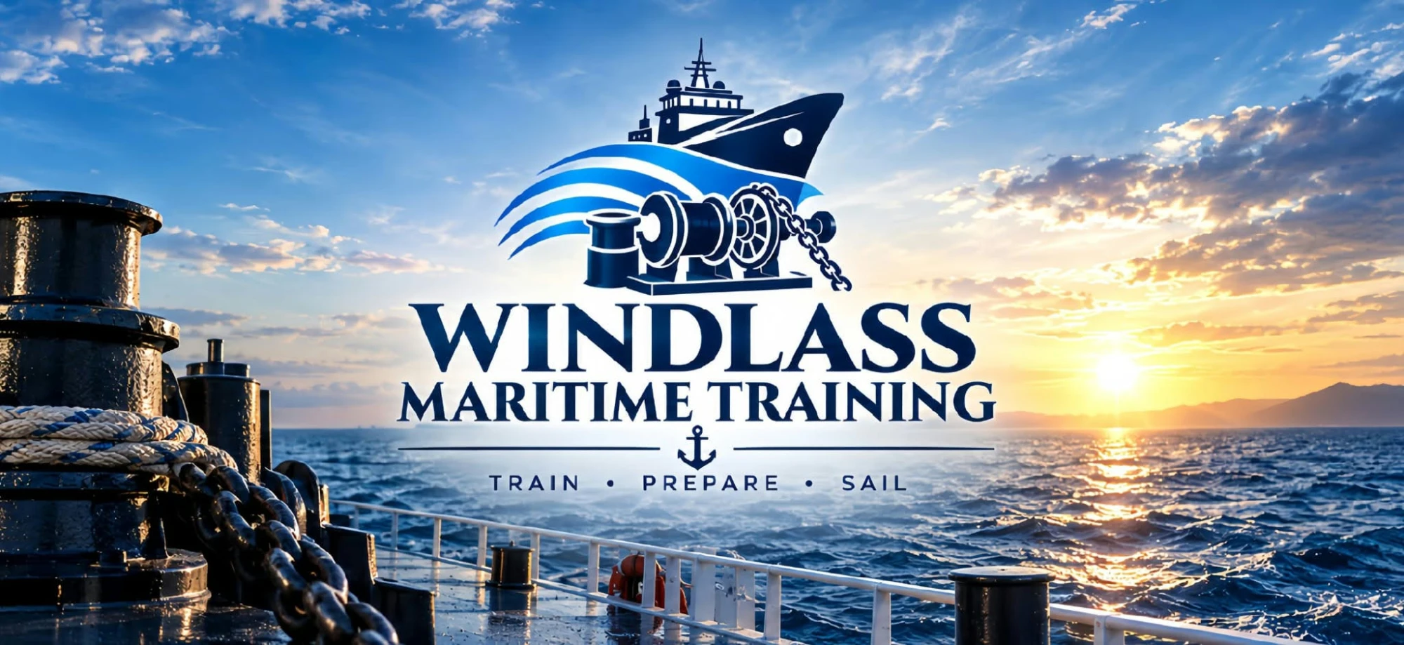 Windlass Maritime Training. Train, prepare, sail.